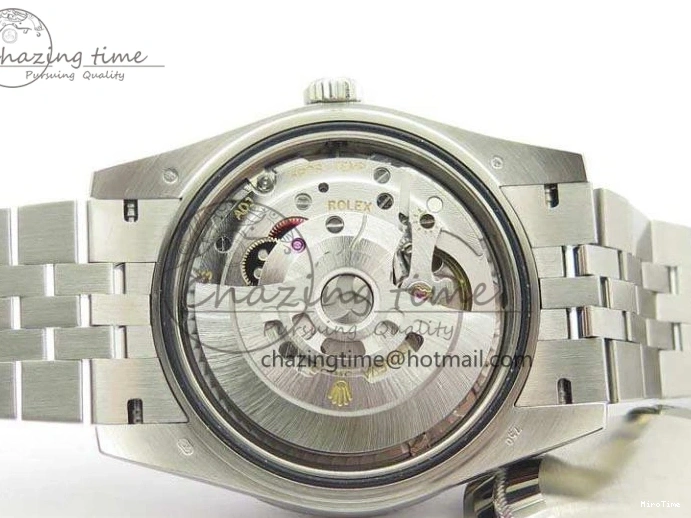 MiroTime 0204 DateJust Smooth Bezel SS Noob 1:1 Best Edition Gray Sticks Dial On Jubilee Bracelet A Packable 3505